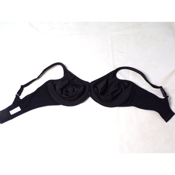 WACOAL Jacquard Non-padded Seamless Underwire Bra #855367 Black 40D NEW - Picture 9 of 9